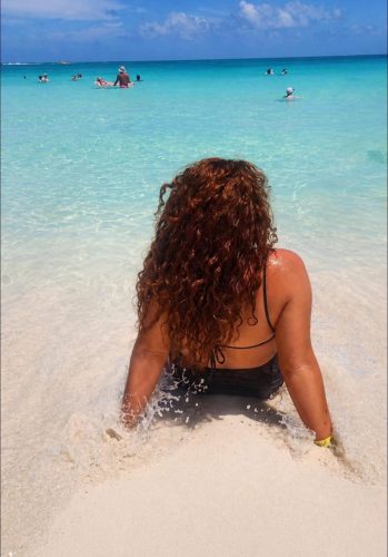 vacation oceanfront spray tan